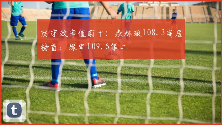 防守效率值前十：森林狼108.3高居榜首，绿军109.6第二